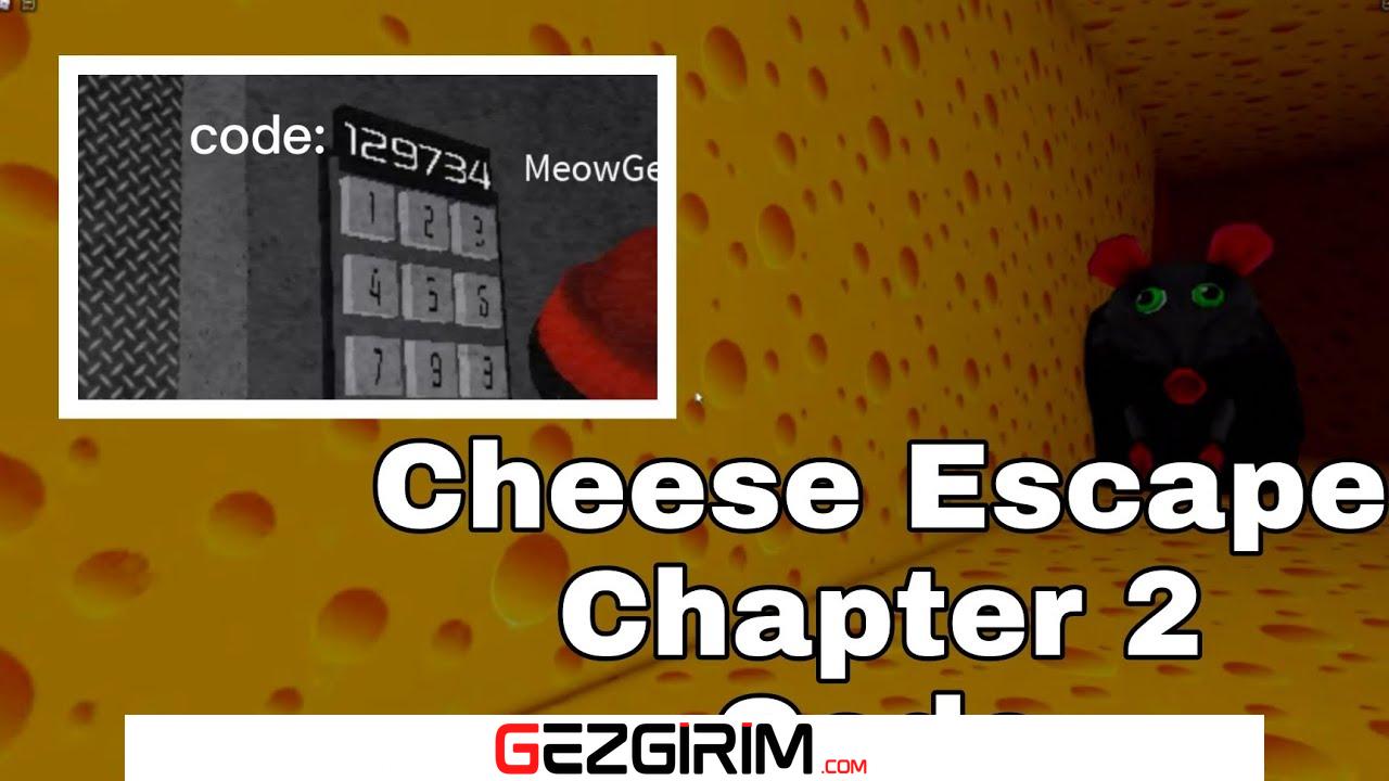 Cheese Escape Code 2022 New Update (Working) Gezgirim